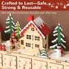 YOOCOZZ Playful Christmas Decoration - Xmas Wooden Advent Calendar House with 24 Countdown Drawers, LED Lights and Warm Atmostphere,  Battery-powered - 3 of 4