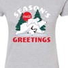 Women's - Coca-Cola - Seasons Greetings Polar Bears Fitted Graphic T-Shirt - 2 of 3