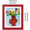 Americanflat Kids Art Frame 10x12.5 inches with 8.5x11 inches Mat - Composite Wood And Glass - Holds 100 Artworks - 2 of 4