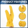 Unique Bargains Motorcycle Gloves Dirt Bike Bicycle Racing ATV UTV Sheep Leather 1 Pair - 4 of 4