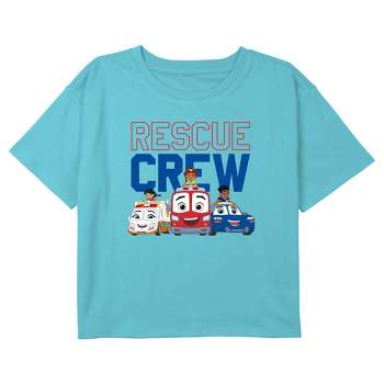 Girl's Firebuds Rescue Crew Crop T-Shirt