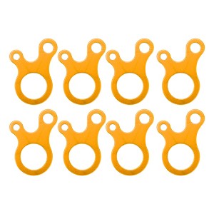 Unique Bargains Aluminum Alloy Cord Adjuster 8 Pcs - 1 of 4