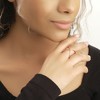 SHINE by Sterling Forever Essential Sterling Silver 14K Criss Cross Ring - 3 of 3