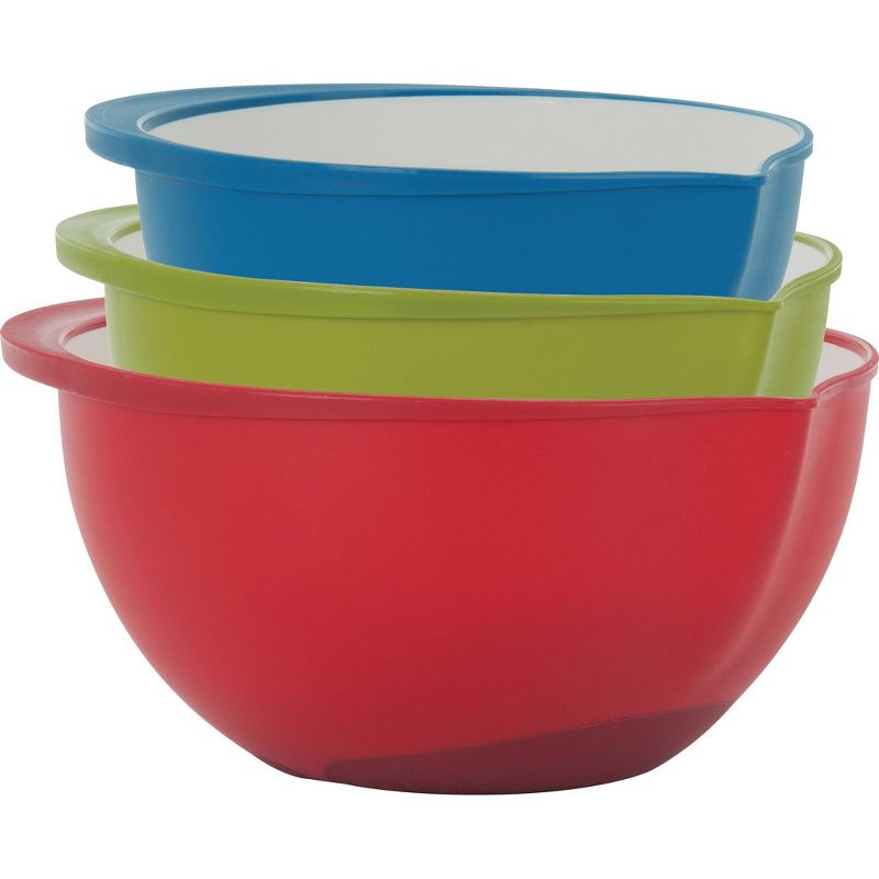 Trudeau Set of 3 Two-Tone Mixing Bowls, 1 of 7