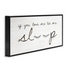 Stupell Industries Let Me Sleep Phrase with Eyelashes, 24" x 10" - 3 of 4