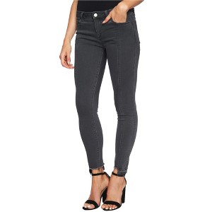 1.STATE Womens Frayed Skinny Fit Jeans - 1 of 1