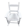 Lyngins Kids' Solid Hardwood Rocking Chair with Sturdy Slatted Backrest, Easy Assembly, Indoor/Outdoor Accent Chair for Balcony/Porch/Kids' Room - 4 of 4