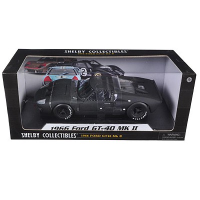 1966 Ford GT-40 GT40 MK 2 Matt Black 1/18 Diecast Car Model