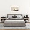 CIPACHO Modern 2-Piece Wooden Nightstand Set with Drawer Open Shelf for Bedroom Living Room Small Spaces - 4 of 4
