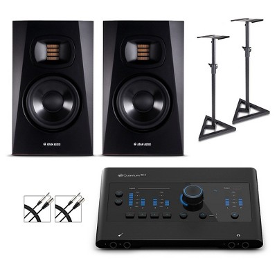 PreSonus Quantum ES4 Audio Interface with Adam Audio T Series Studio Monitor Pair (Cables & Stands Included) T5