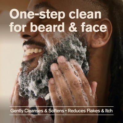 Every Man Jack Naturally Derived Men's Beard and Face Wash - Unscented - 6.7 fl oz: Liquid Vegan Deep Cleaning for Normal Skin
