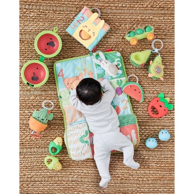 Farm-Themed Baby Tummy Time Playmat with Pillow and Toys