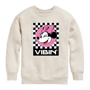 Boys' - Disney - Minnie Mouse Graphic Long Sleeve Fleece Sweatshirt - 1 of 4