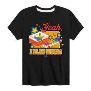 Boys' - Fisher-Price - Yeah I Play Music Short Sleeve Graphic T-Shirt - 1 of 4