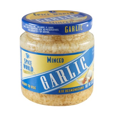 Spice World Minced Garlic 8oz Target