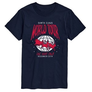 Men's - Instant Message - Santa World Tour Short Sleeve Graphic T-Shirt - 1 of 4