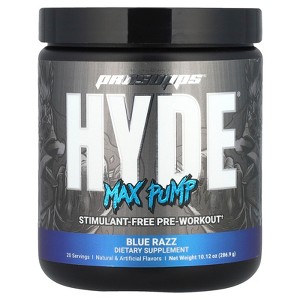 ProSupps Hyde®, Max Pump, Pre-Workout, Blue Razz, 10.12 oz (286.9 g) - 1 of 2