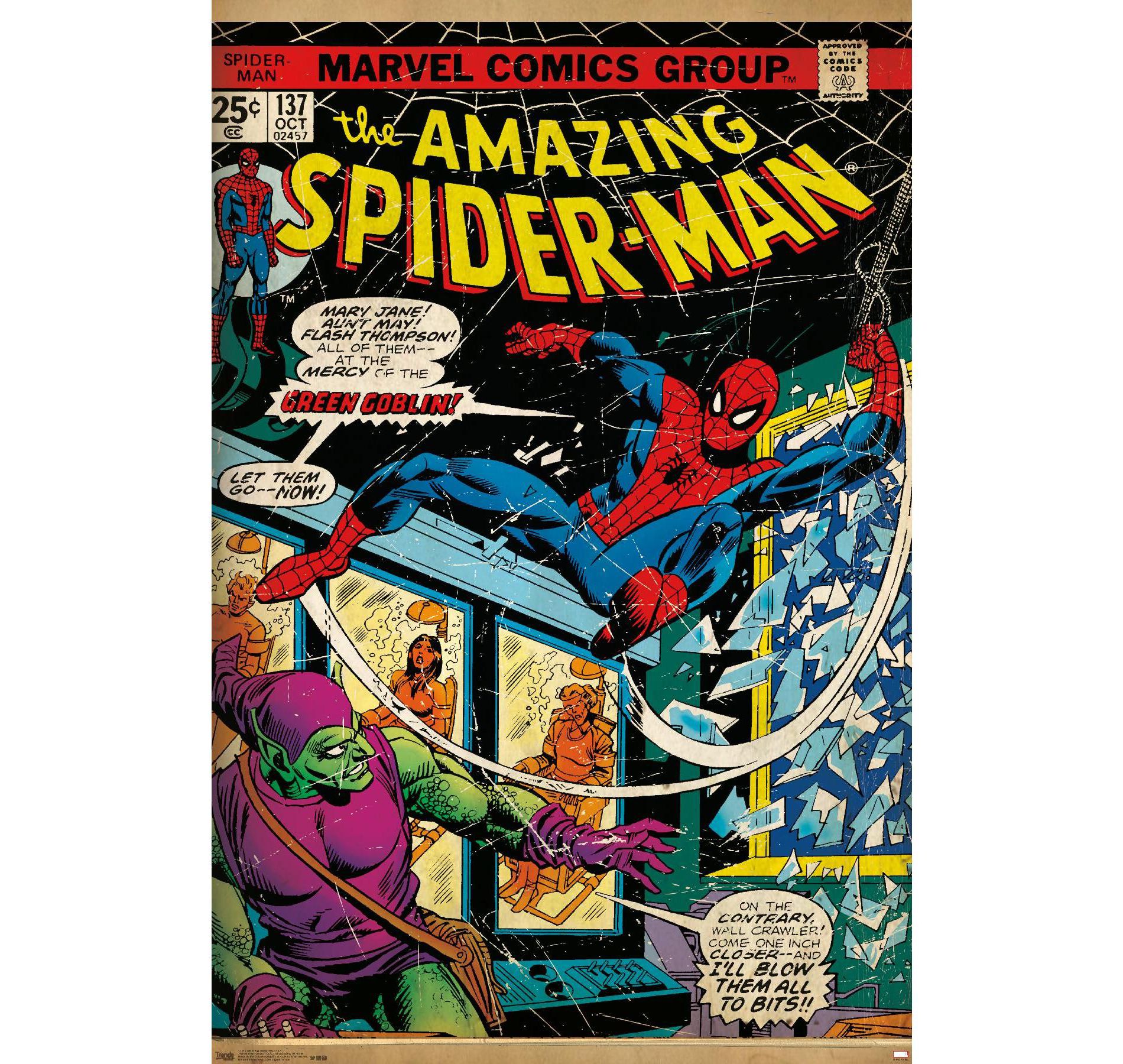 Trends International Marvel Comics - Spider-Man - Cover #137 Unframed Wall Poster Prints
