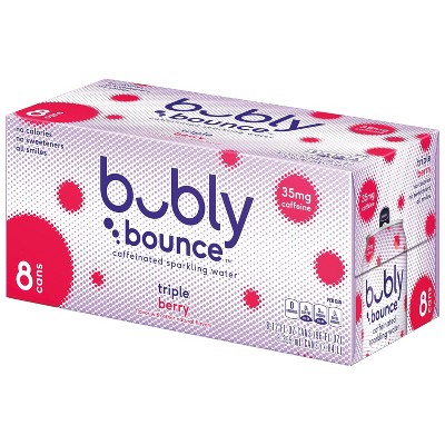 bubly bounce Triple Berry Sparkling Water - 8pk/12 fl oz Cans