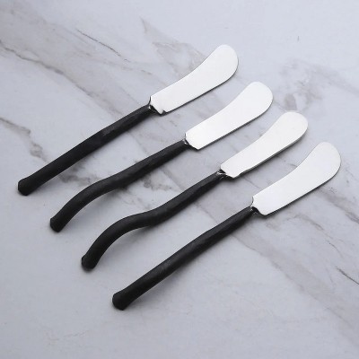 Inox Artisans Twig Butter Knives/Cheese Spreader 4 Pc. Set