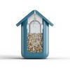 Bird Buddy 9" Solar Novelty Bird Feeder Blue: Weather-Resistant, Pole Mount, Lithium Ion Battery Included - 3 of 4