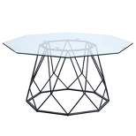 Hamela Glass Top Coffee Table - miBasics