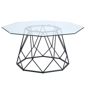 Hamela Glass Top Coffee Table - miBasics