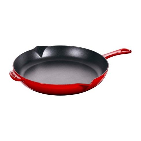 Staub Cast Iron 12-inch Fry Pan - Grenadine, Made in France
