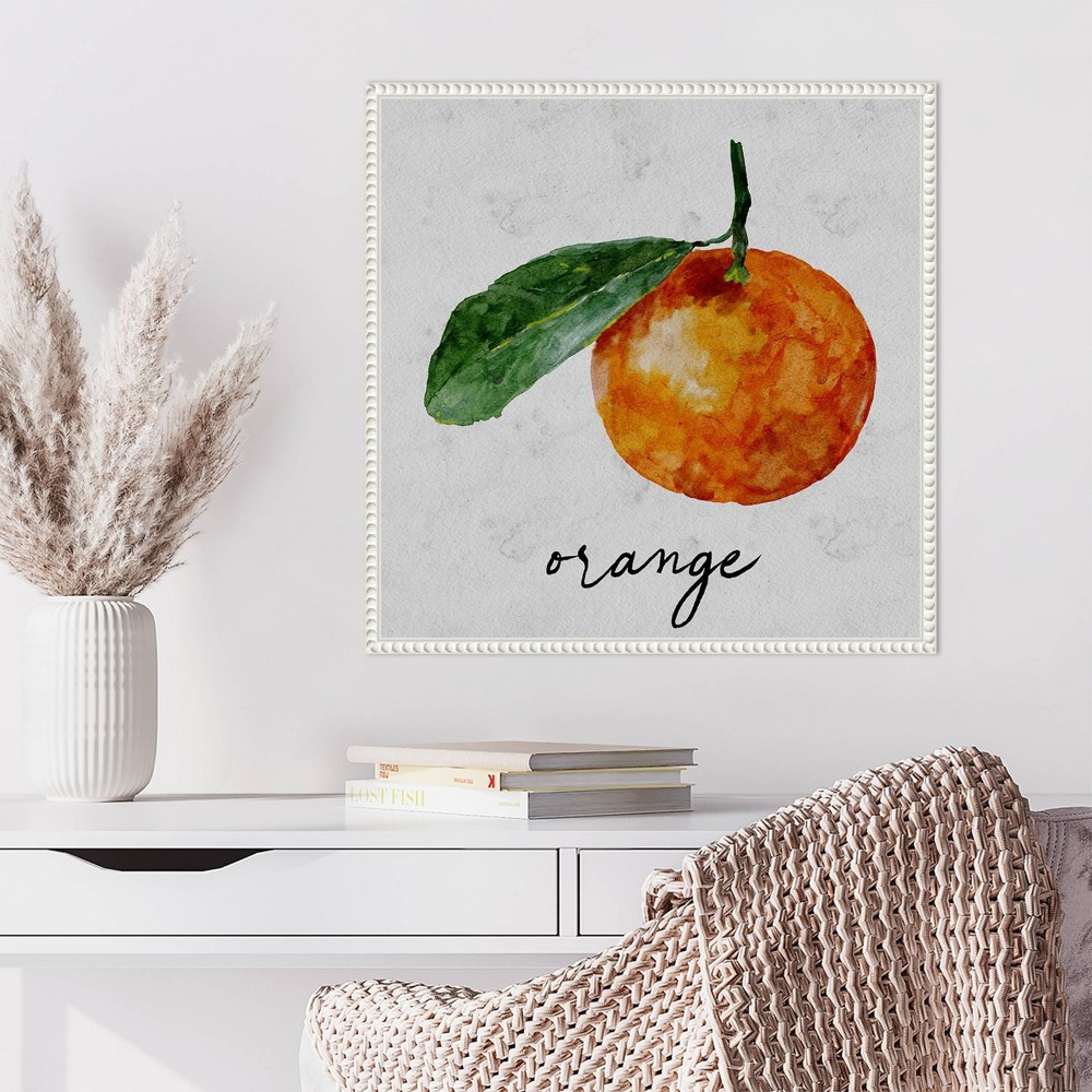 Photos - Other Decoration Amanti Art 22"x22" Summertime Citrus I by Regina Moore Framed Canvas Wall Art Print
