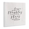 Stupell Industries Troubles & Shoes at Door, 12" x 12" - 3 of 4