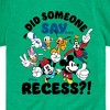 Boys' - Disney - Did Someone Say Recess Short Sleeve Graphic T-Shirt - 2 of 4