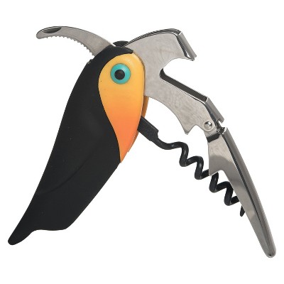 Beachcombers 4" Steel Toucan Waiters Corkscrew