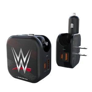 WWE Logos Steel 18-Watt 2 in 1 USB A/C Charger - 1 of 3
