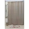 Evideco French Home Goods Extra Long Shower Curtain Polyester 12 Rings 79"L x 71"W - 4 of 4