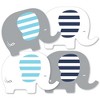 Big Dot of Happiness Blue Elephant - Decorations DIY Boy Baby Shower or Birthday Party Essentials - Set of 20 - 2 of 4