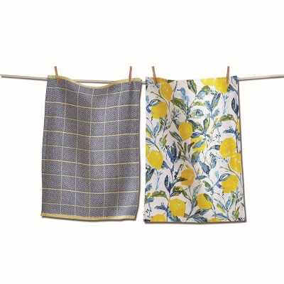 Kitchen Towels - Citrus Linen Set (2 Pc) Add a Splash of Country