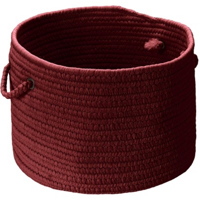 Colonial Mills BR75 14 by 14 by 10-Inch Boca Raton Solid Storage Basket, Corona