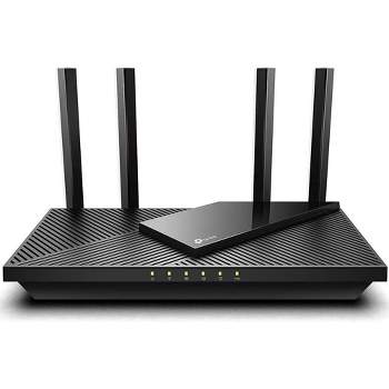 TP-Link Wi-Fi 6 Router AX1800 Smart Wi-Fi Router (Archer AX21) Dual Band Gigabit Router Black Manufacturer Refurbished
