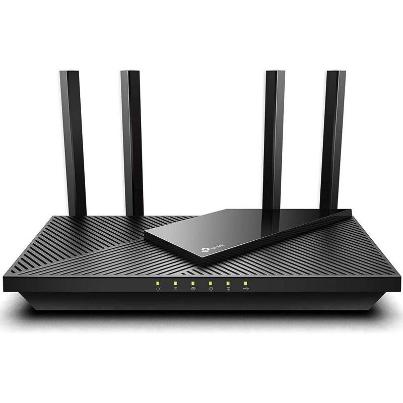 TP-Link Wi-Fi 6 Router AX1800 Smart Wi-Fi Router (Archer AX21) Dual Band Gigabit Router Black Manufacturer Refurbished, 1 of 4