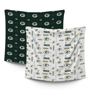 NFL Green Bay Packers Home & Away Baby Blanket - 2pk - 1 of 1