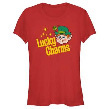 Junior's Women Lucky Charms Retro Logo T-Shirt