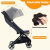 Lightweight Travel Stroller, Foldable Compact Stroller with Reclining Seat and Canopy, Airplane Friendly,Ideal for Travel and Growing Infants - 4 of 4