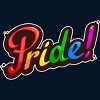Adult Design By Humans Colorful Pride Rainbow Text By VectorKitchen Tank Top - 2 of 2