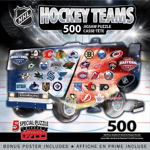 MasterPieces Jigsaw Puzzle for Adults - NHL Zamboni Shaped 500 Pieces - 1 of 4