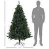NicBex 9ft Artificial Christmas Tree Hinged Full Tree with 2132 Branch Tips and Steel Base for Home Office - 2 of 4