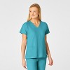 Wink W123 Women's Flex Back Stylized V-Neck Scrub Top - 3 of 4