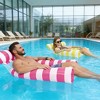 Jasonwell 2-Pack Inflatable Pool Floats – 4-in-1 Hammock with Mesh Bottom, Floating Chair Bed for Adults, Yellow & Pink - 2 of 4