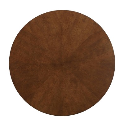 Bonito 47-inch Round Walnut Wood Dining Table