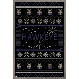 Trends International Marvel Hawkeye - Hawkeye Sweater Framed Wall Poster Prints - 1 of 4