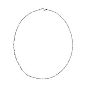 Ice City Rope Chain Necklace 24 - Silver Classic Style - 1 of 4